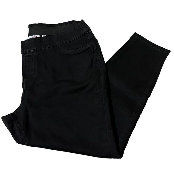 Denim & Co. Cozy Touch Denim Pull-On Jeggings - Picture 3 of 5